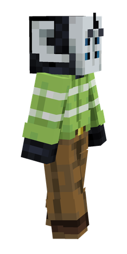 Black skin: body, right side render