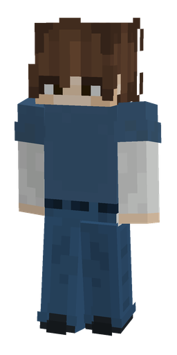 Blue skin: body, front render