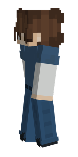 Blue skin: body, left side render