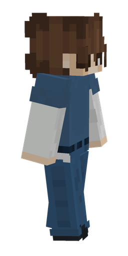 Blue skin: body, right side render