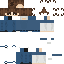 Blue skin: raw texture render