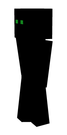 Black skin: body, left side render