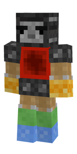 Black skin: body, front render
