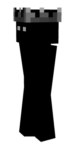 Black skin: body, left side render