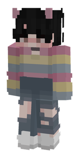 Black skin: body, front render