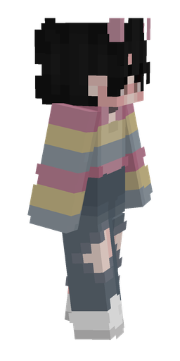 Black skin: body, right side render