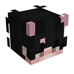 Black skin: head render