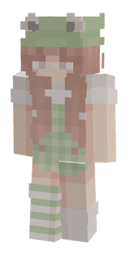 Green skin: body, front render