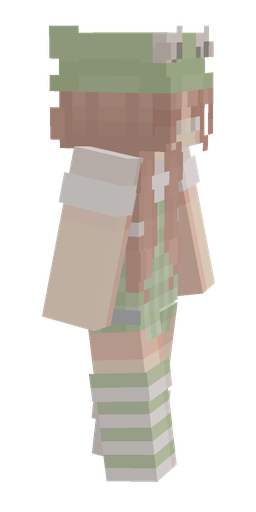 Green skin: body, right side render