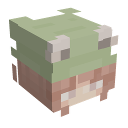 Green skin: head render