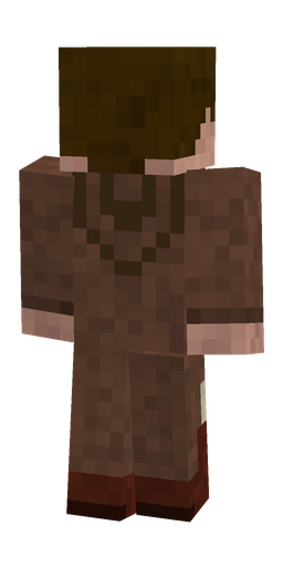Brown skin: body, back render