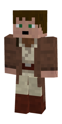 Brown skin: body, front render