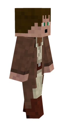 Brown skin: body, right side render