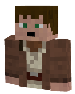 Brown skin: bust render