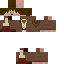 Brown skin: raw texture render