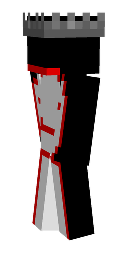 Black skin: body, left side render