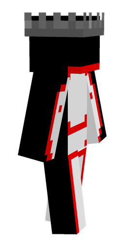 Black skin: body, right side render