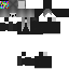Black skin: raw texture render