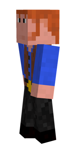 Black skin: body, left side render