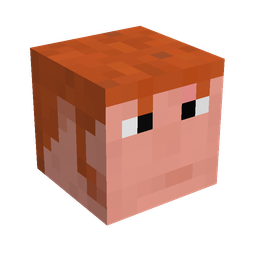 Black skin: head render