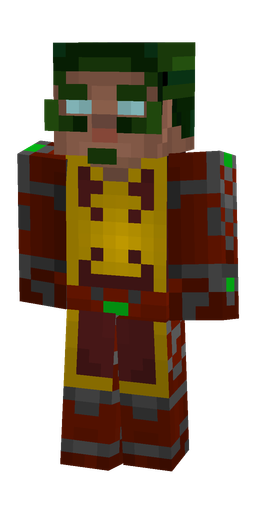 Black skin: body, front render