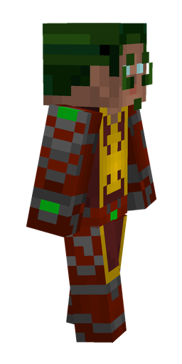 Black skin: body, right side render