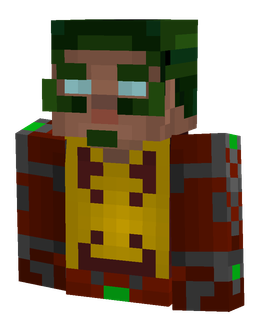 Black skin: bust render