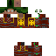 Black skin: raw texture render