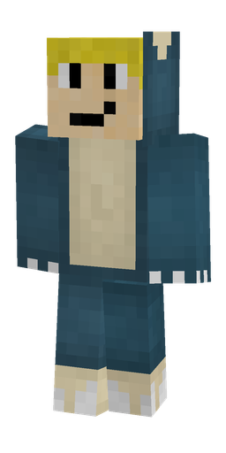 Blue skin: body, front render