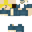 Blue skin: raw texture render