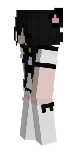 Black skin: body, left side render
