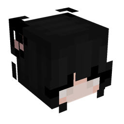 Black skin: head render