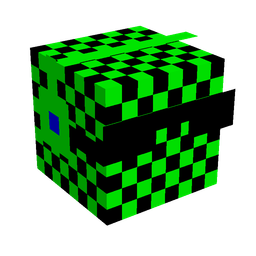 Blue skin: head render