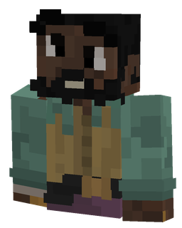 Black skin: bust render