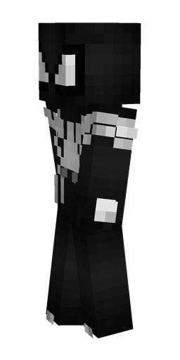 Black skin: body, left side render