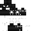 Black skin: raw texture render
