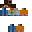 Blue skin: raw texture render