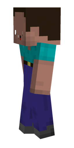 Black skin: body, left side render