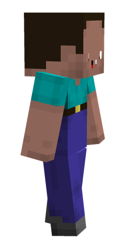 Black skin: body, right side render