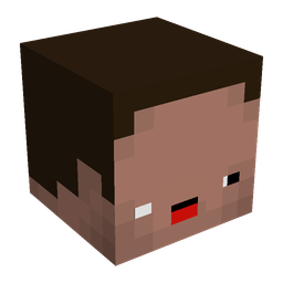 Black skin: head render