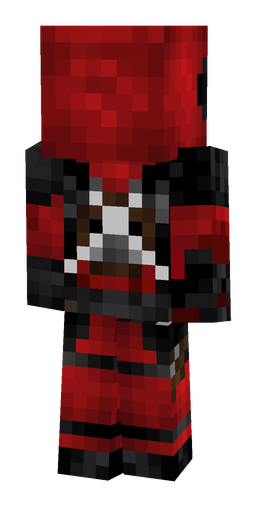 Black skin: body, back render