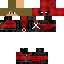 Black skin: raw texture render