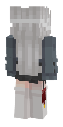 Gray skin: body, back render