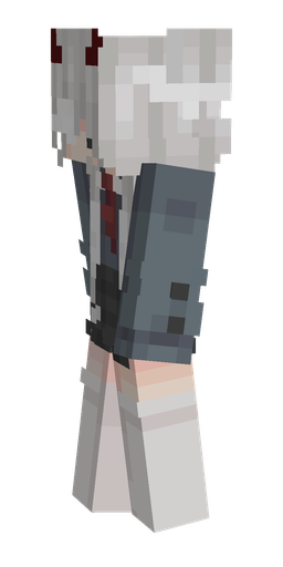 Gray skin: body, left side render