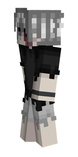 Black skin: body, left side render