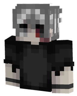 Black skin: bust render