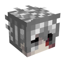 Black skin: head render