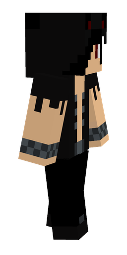 Black skin: body, right side render