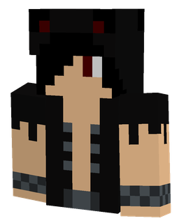 Black skin: bust render