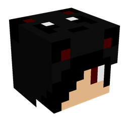 Black skin: head render